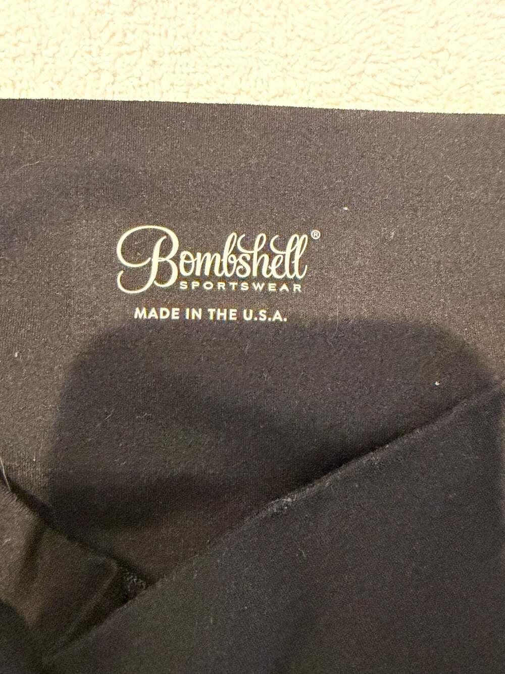 Bombshell Sportswear Black Mesh Side Leggings - Picture 2 of 7